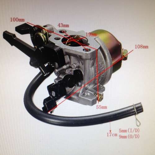 Carburetor for Honda Gx160 5.5hp or Gx200 6.5hp  Motors